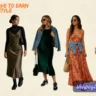 A fashion cover graphic on a cream background showcasing five stylish ways to dress down fancy dresses like sequin, silk, and satin for everyday wear. Text on the image reads "YOU DON'T HAVE TO EARN YOUR STYLE" and "shapeglowup.com".