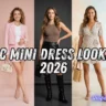 The Cutest Ink Ideas: Steal My Style: 7 Chic Mini Dress Looks for 2026 style collection banner showcasing five different fashion outfits.