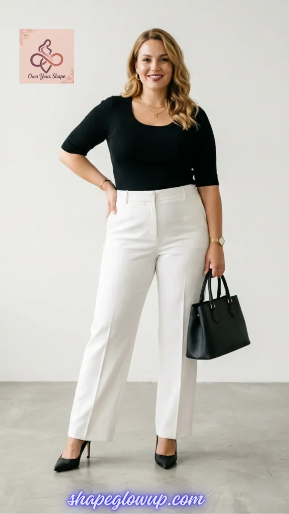 A classic monochrome smart-casual outfit perfect for 7 Trending Expensive Outfit USA 2026 Looks (That Actually Look High-End!).