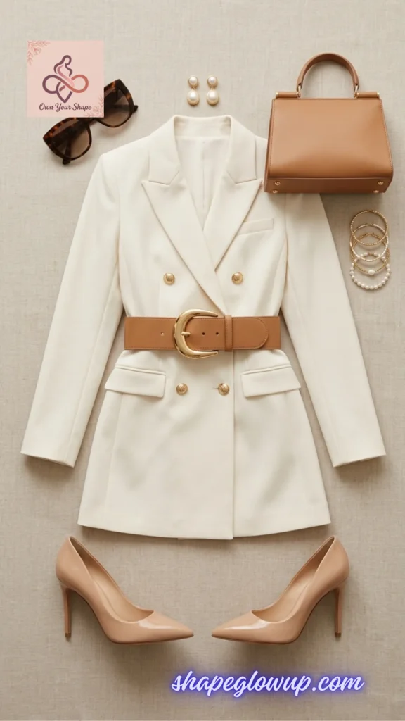 Flat lay of an elegant outfit for The Cutest Ink Ideas: Steal My Style: 7 Chic Mini Dress Looks for 2026.