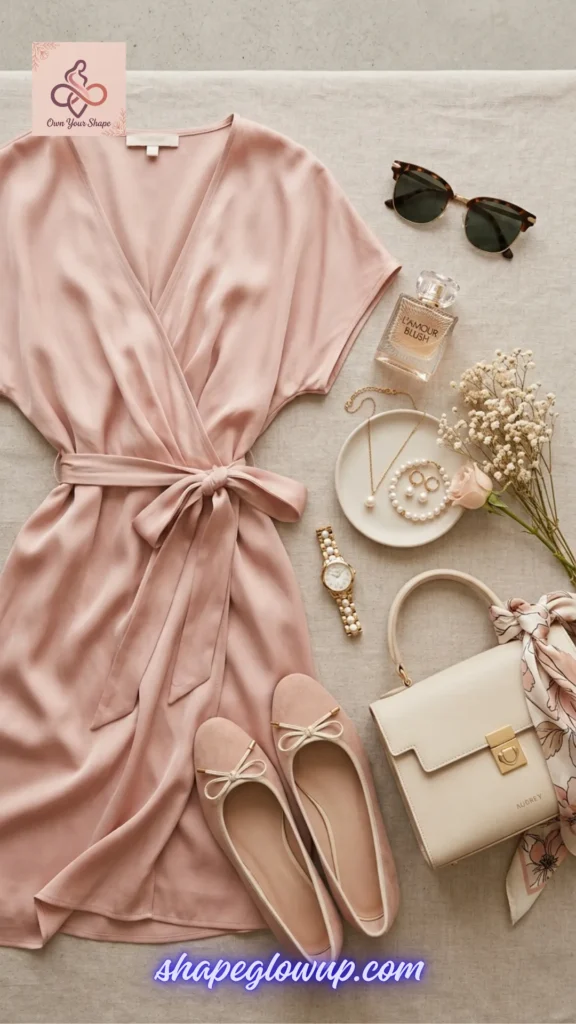 A dreamy romantic flat-lay from The ULTIMATE 2026 Style Goldmine: 40+ Looks You Can't Afford to Miss! showing off ballet flats with bow details flat-lay.