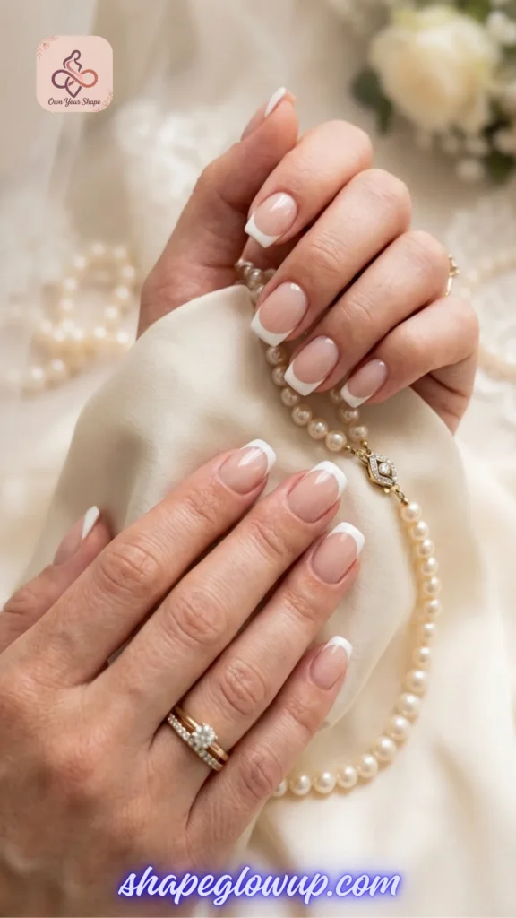 Viral Nail Trends: 7 Simple White Nail Designs You Need to Try - Modern milky French tip manicure.